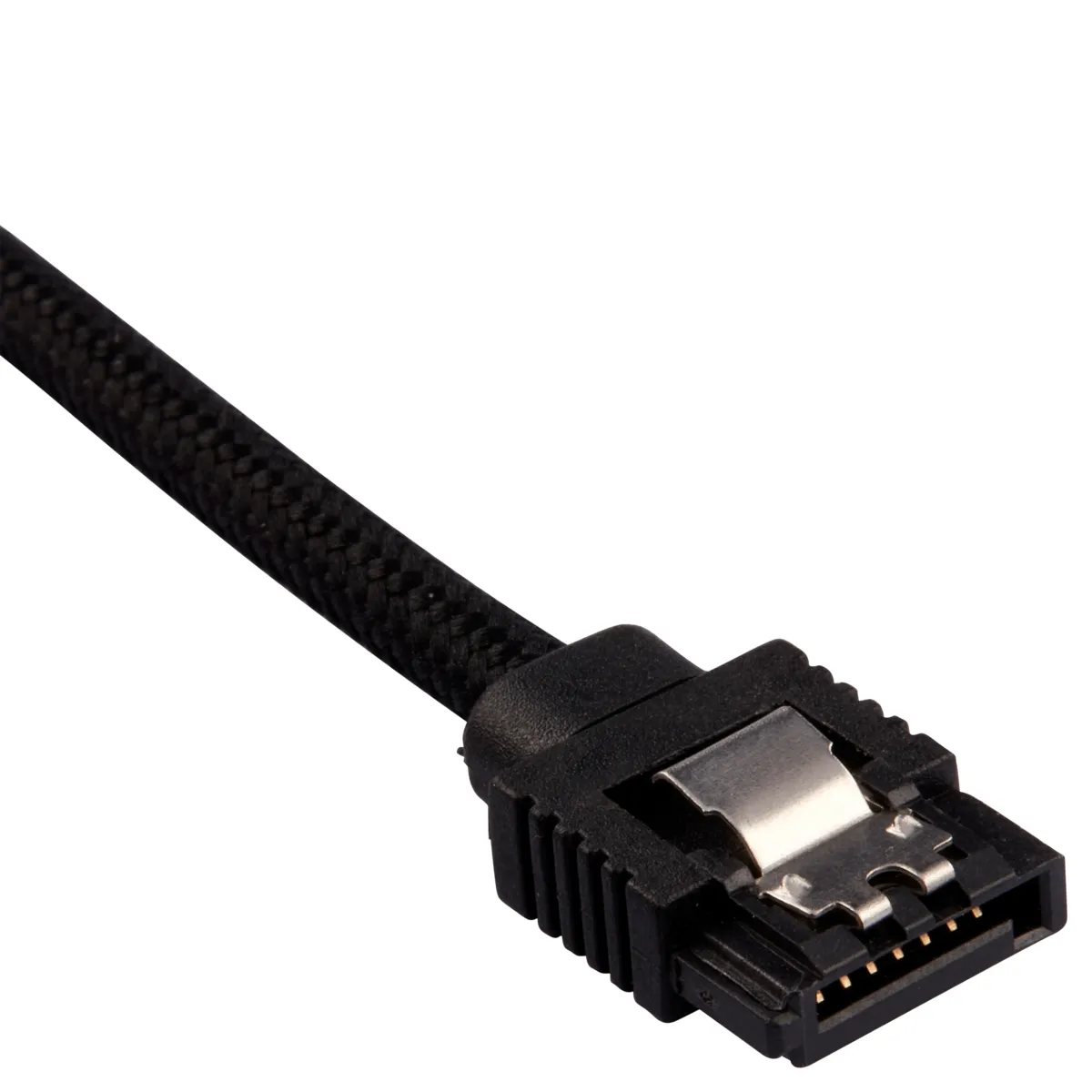 CORSAIR Premium Sleeved SATA Data Cable Set with Straight Connectors Black 30cm