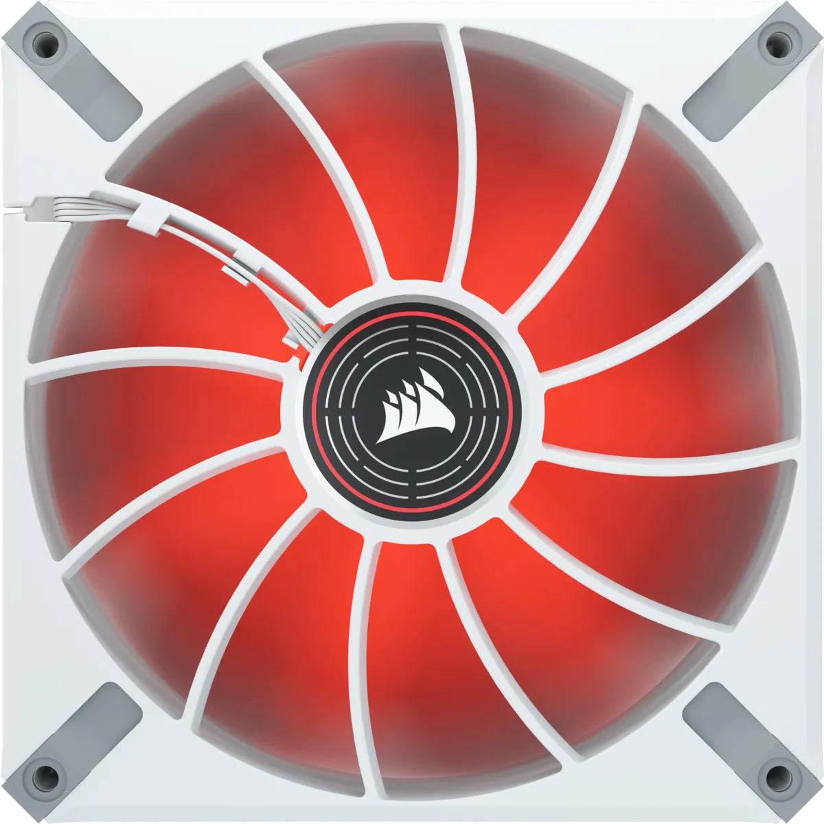 Corsair ML140 LED ELITE - 140 mm, White/Red - Case fan