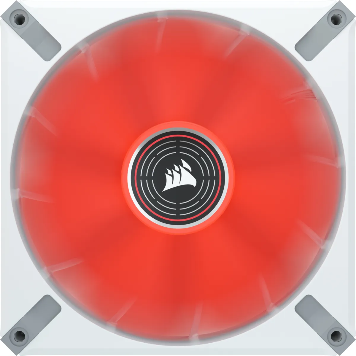 Corsair ML140 LED ELITE - 140 mm, White/Red - Case fan