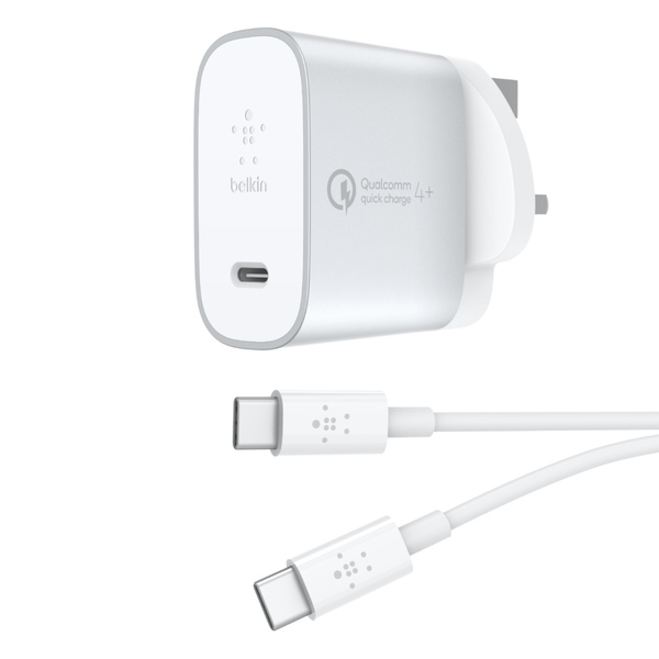 QC4+27W USB-C Home Charger + USB-C to C Cable