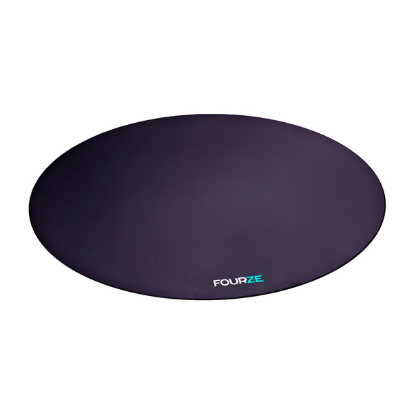 Fourze round Floormat, black, 120cm