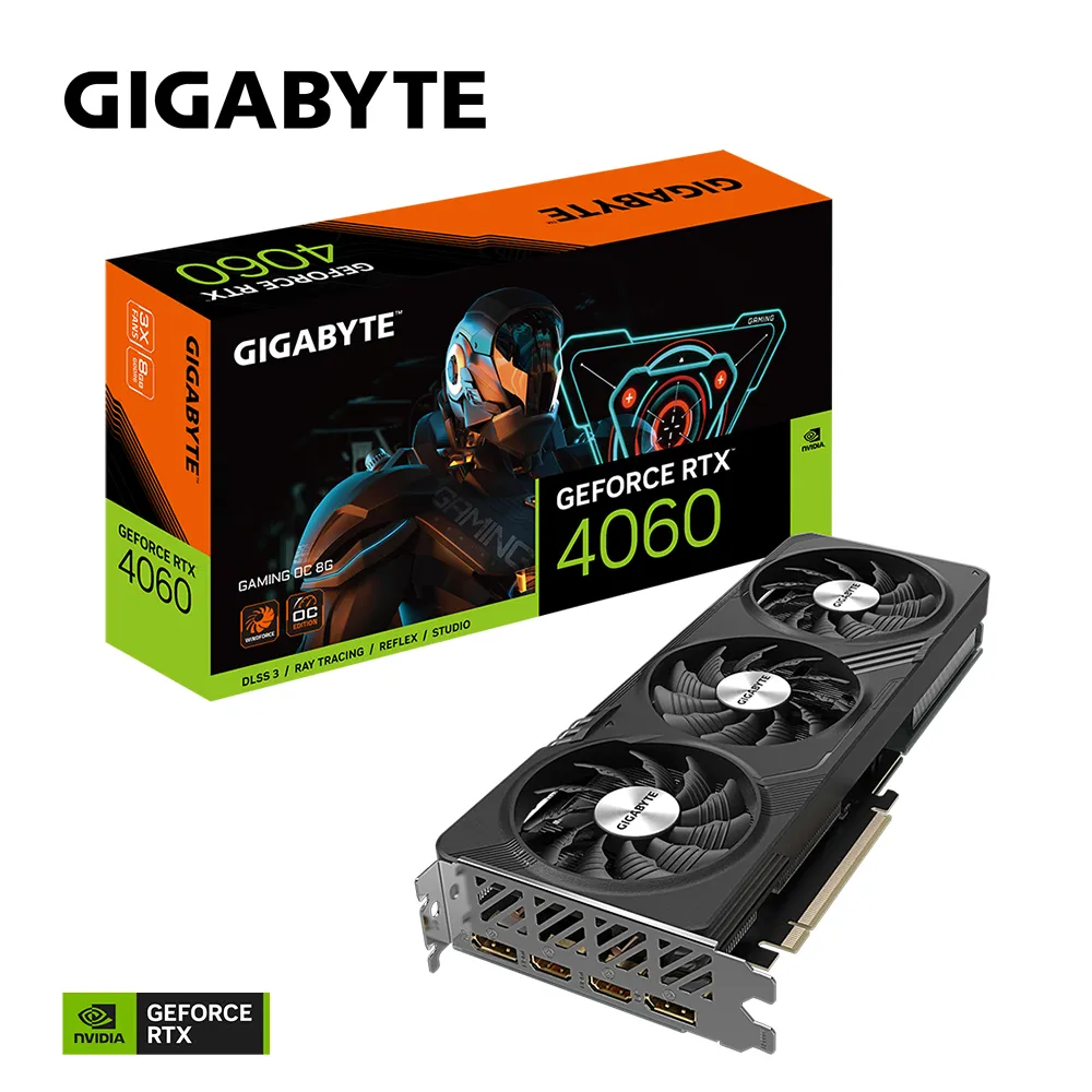 Gigabyte GeForce RTX 4060 Gaming OC 8GB - Graphics card