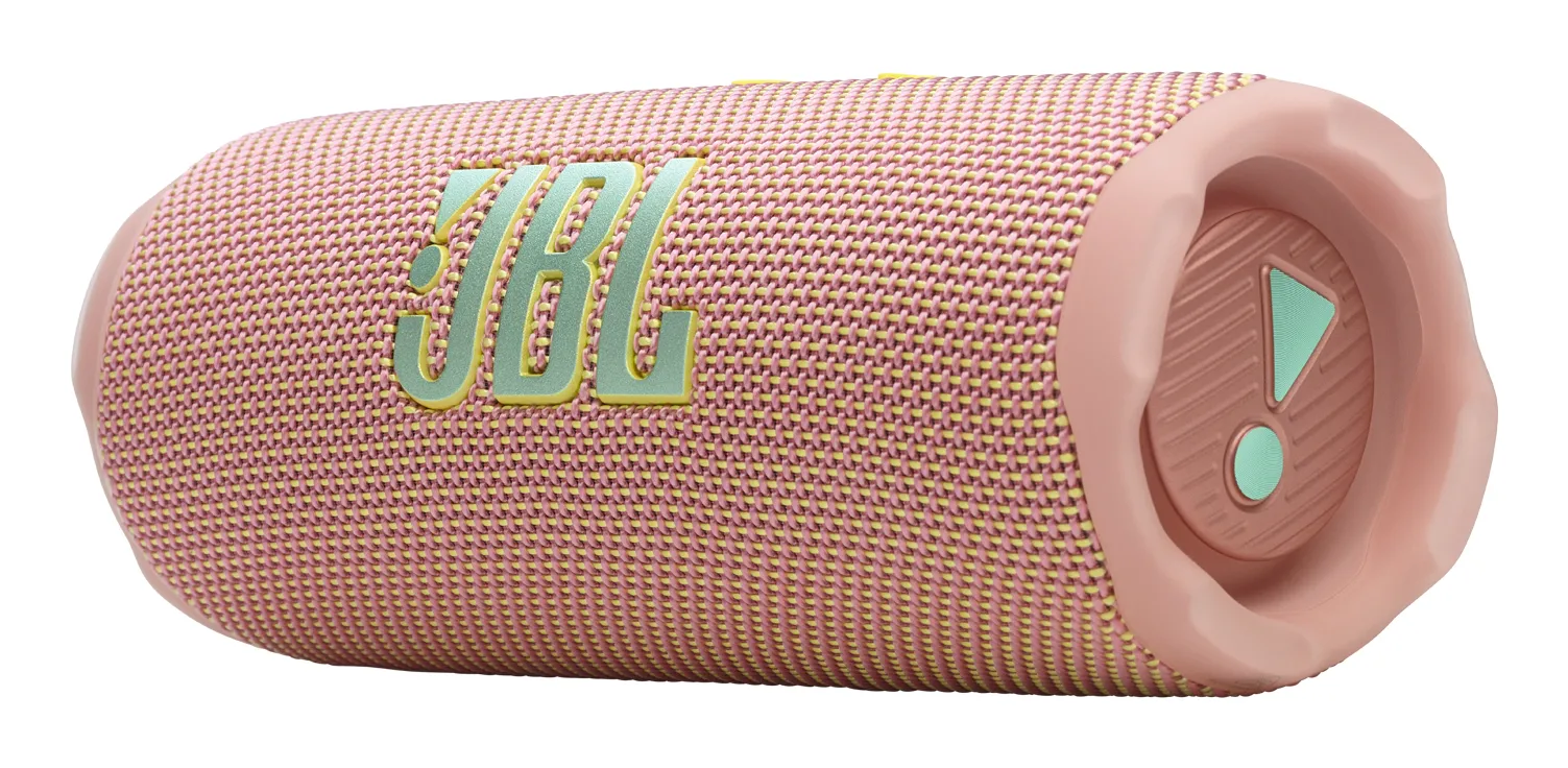 JBL Flip 7 Bluetooth Portable Speaker, Pink