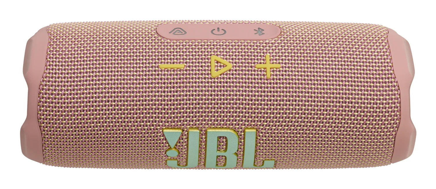 JBL Flip 7 Bluetooth Portable Speaker, Pink