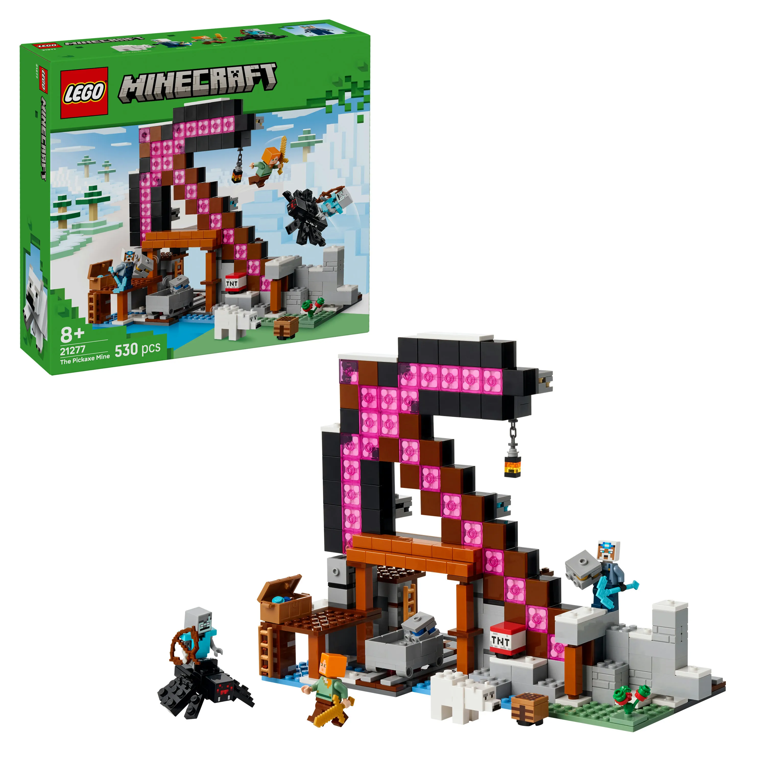 LEGO Minecraft The Pickaxe Mine 21277
