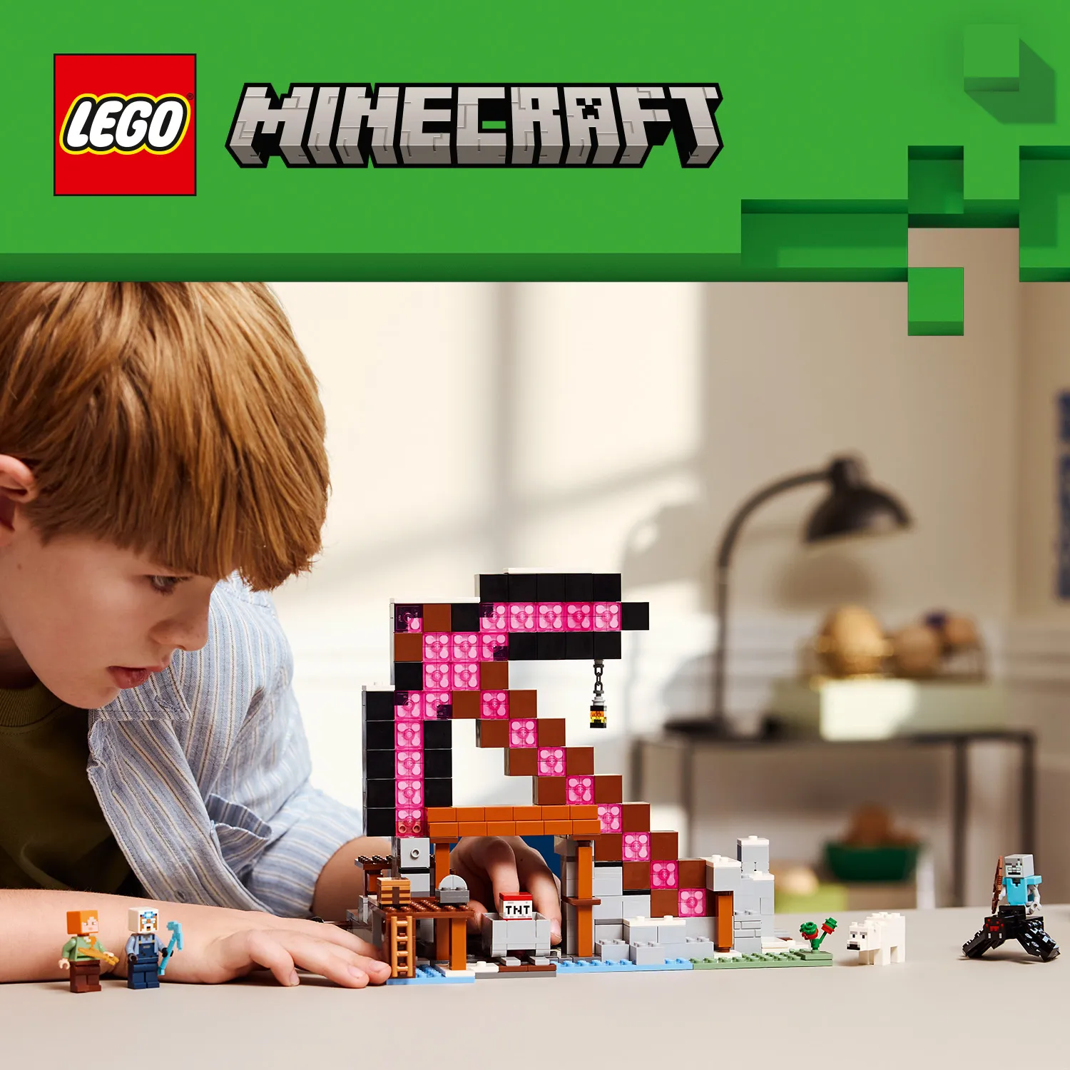 LEGO Minecraft The Pickaxe Mine 21277