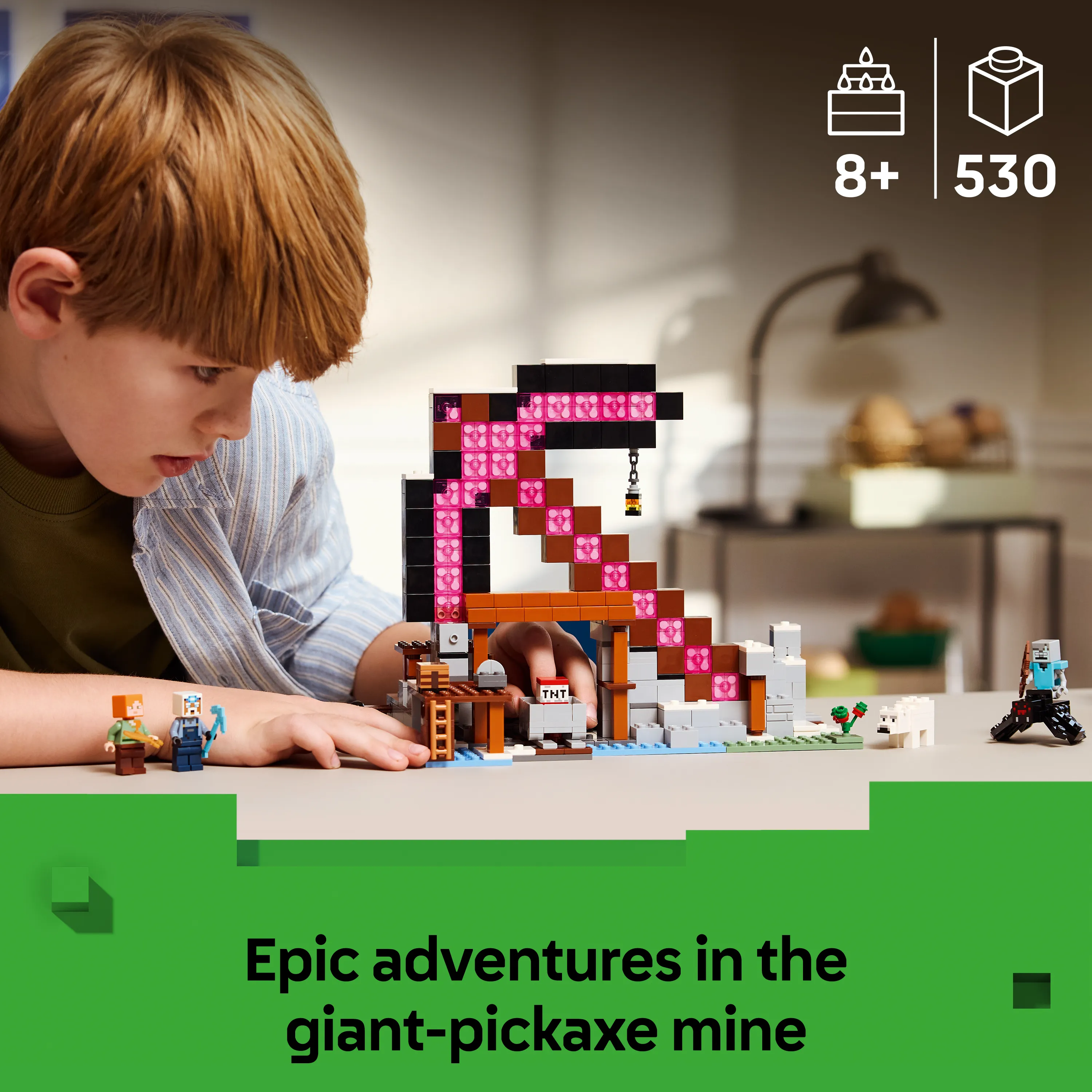 LEGO Minecraft The Pickaxe Mine 21277
