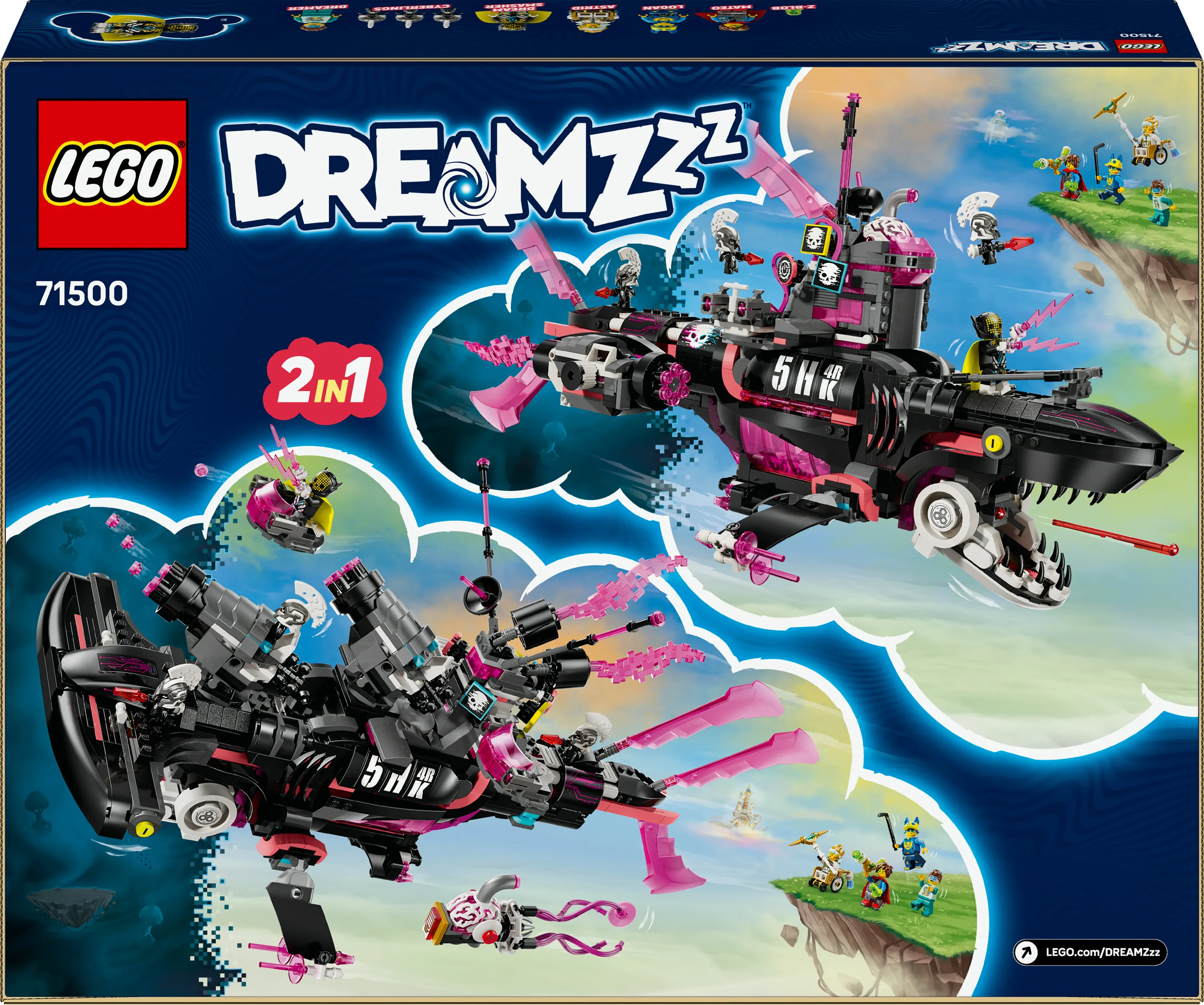 LEGO DREAMZzz Nightmares Shark Submarine 71500