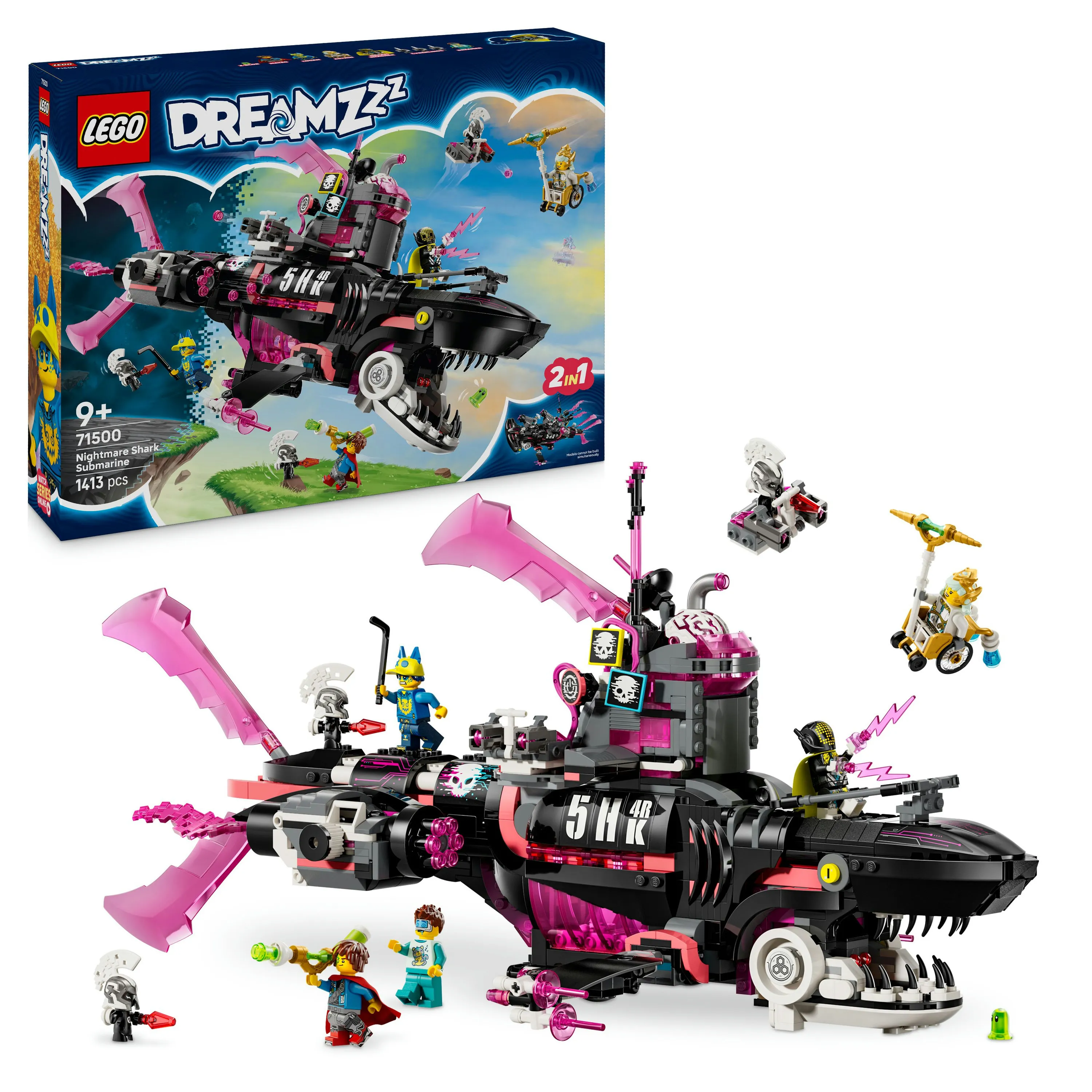 LEGO DREAMZzz Nightmares Shark Submarine 71500
