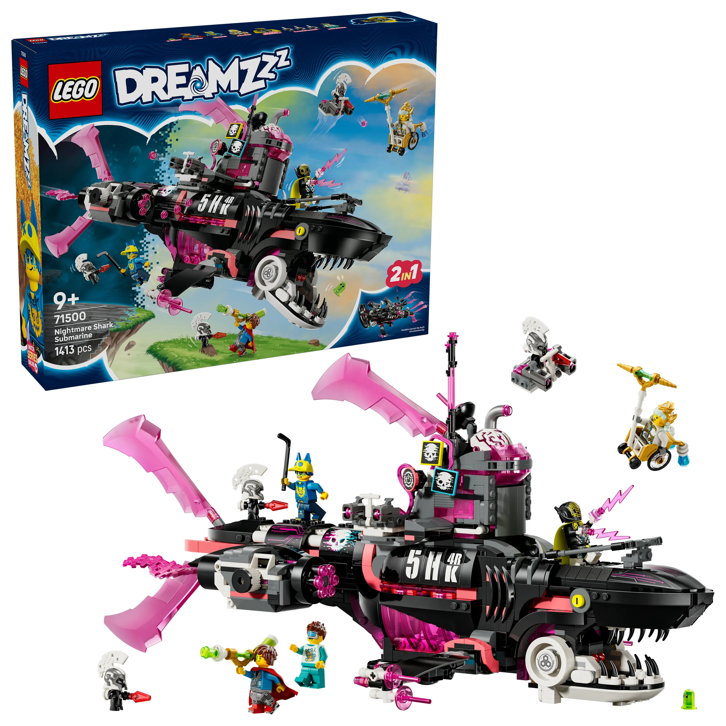 LEGO DREAMZzz Nightmares Shark Submarine 71500