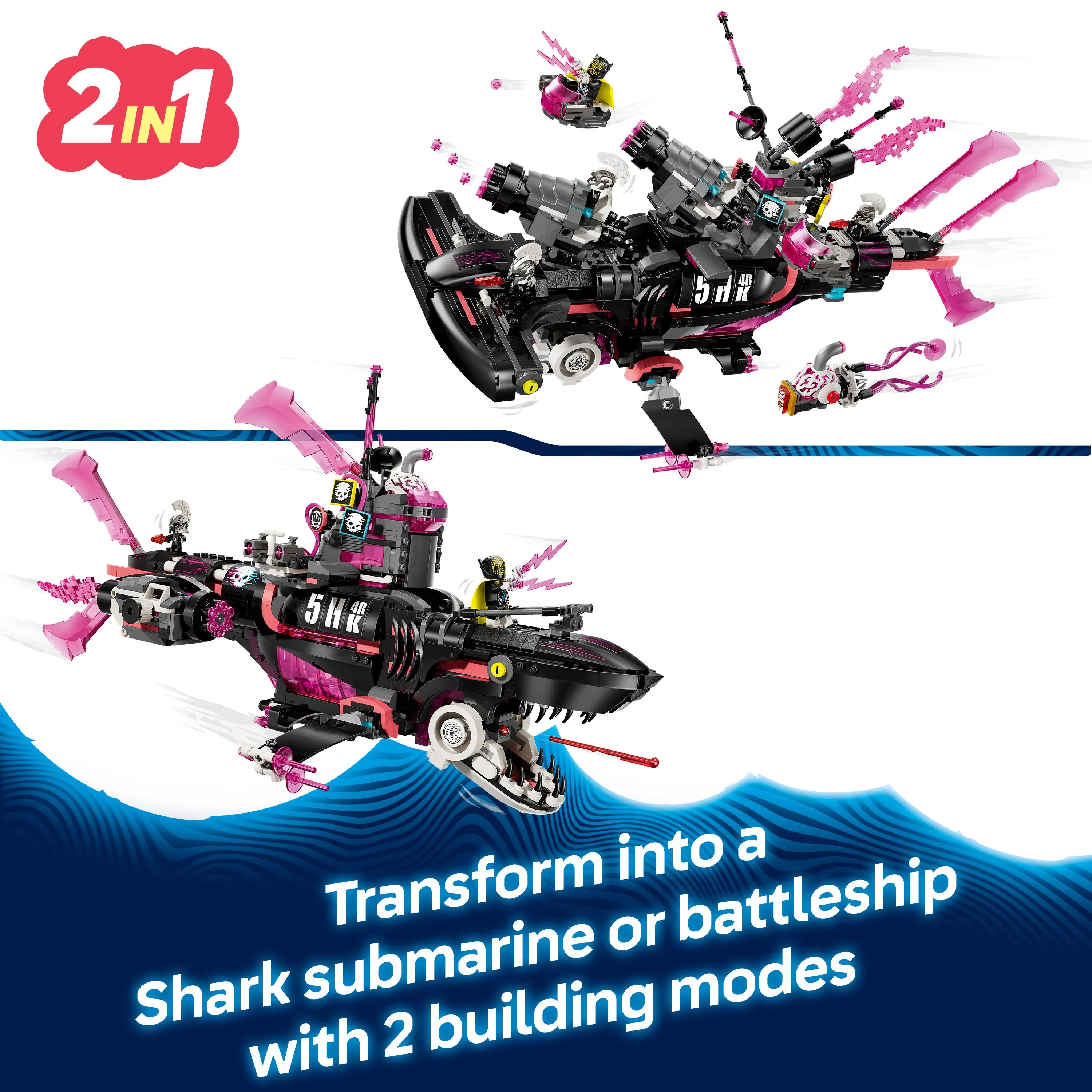 LEGO DREAMZzz Nightmares Shark Submarine 71500