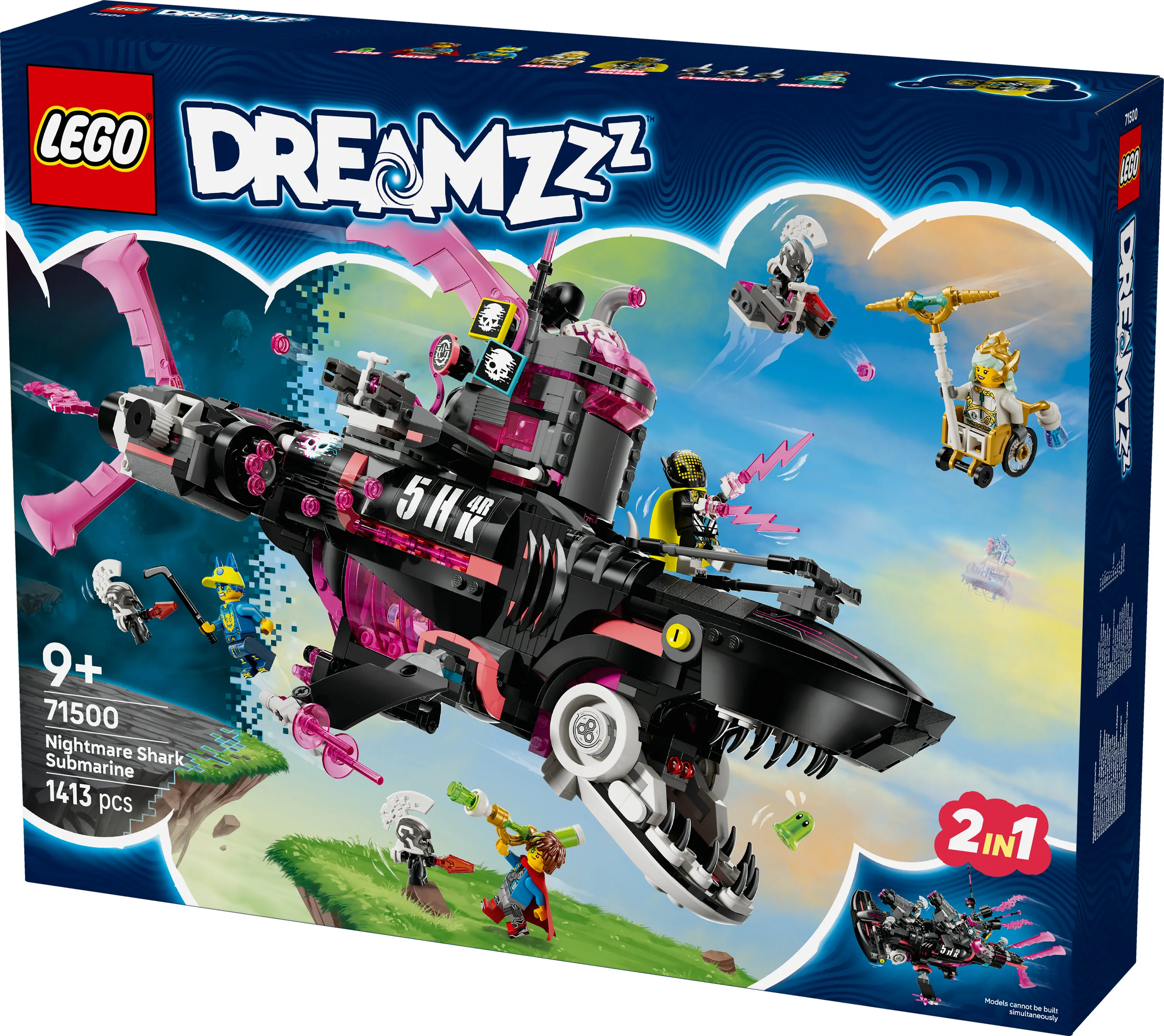 LEGO DREAMZzz Nightmares Shark Submarine 71500