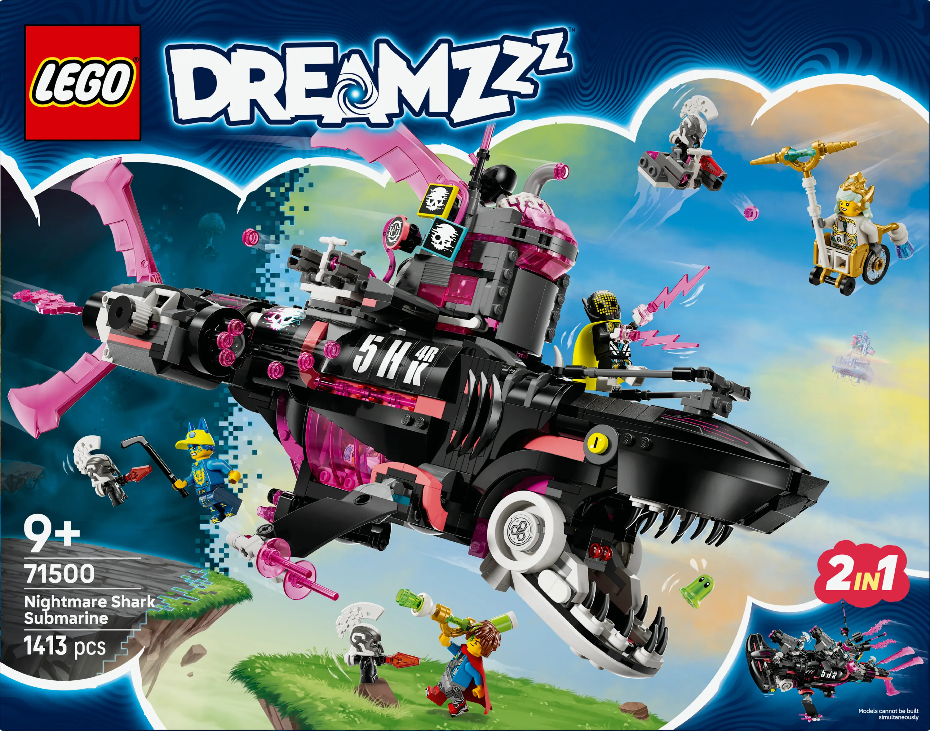 LEGO DREAMZzz Nightmares Shark Submarine 71500