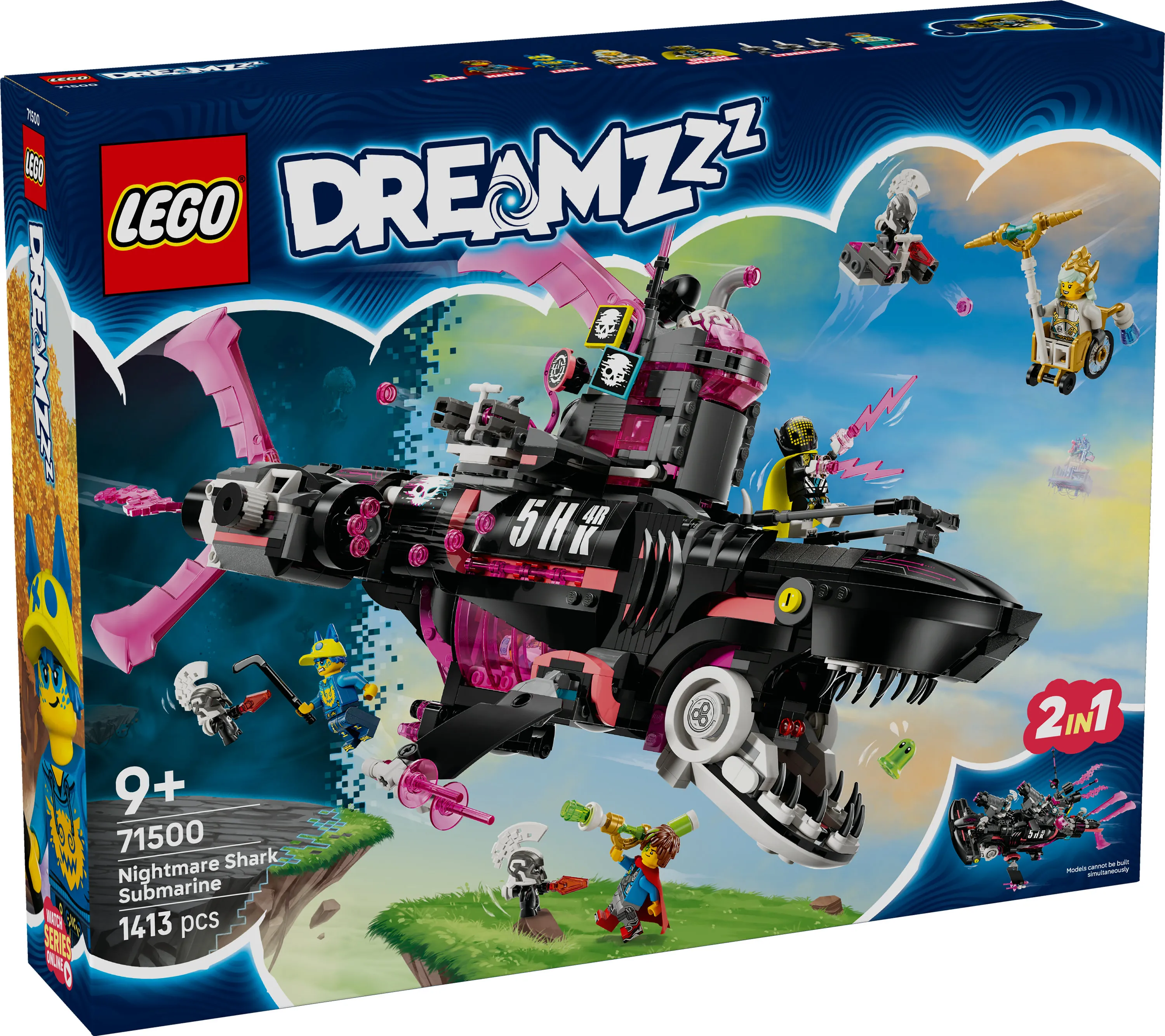 LEGO DREAMZzz Nightmares Shark Submarine 71500