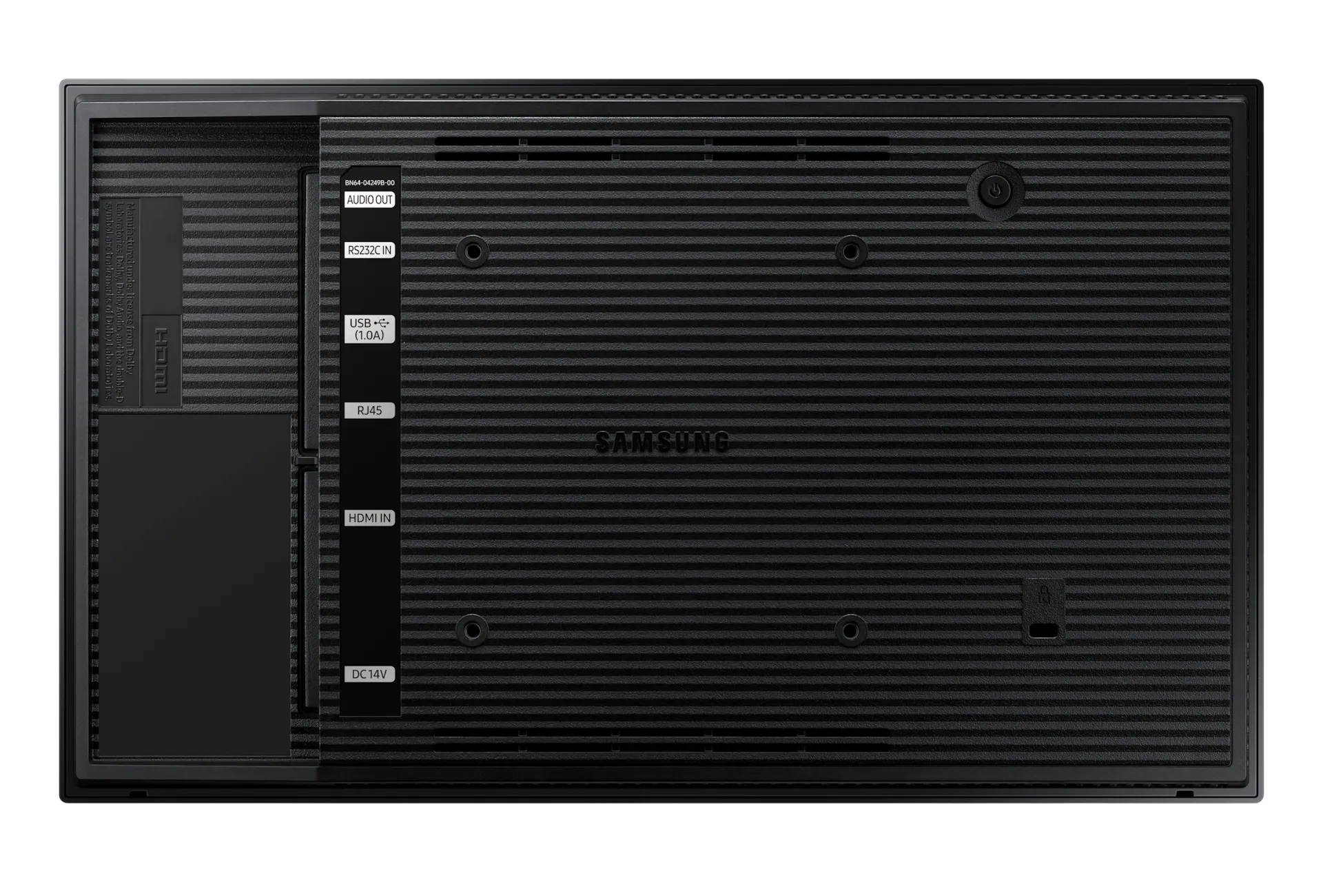 Samsung QB13C. 13&quot; FHD, HDMI, RS232 - info monitor