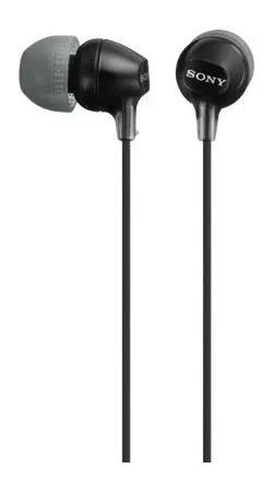 Sony MDR-EX15LP -nappikuulokkeet, Musta Sony MDR-EX15LP -nappikuulokkeet, Musta