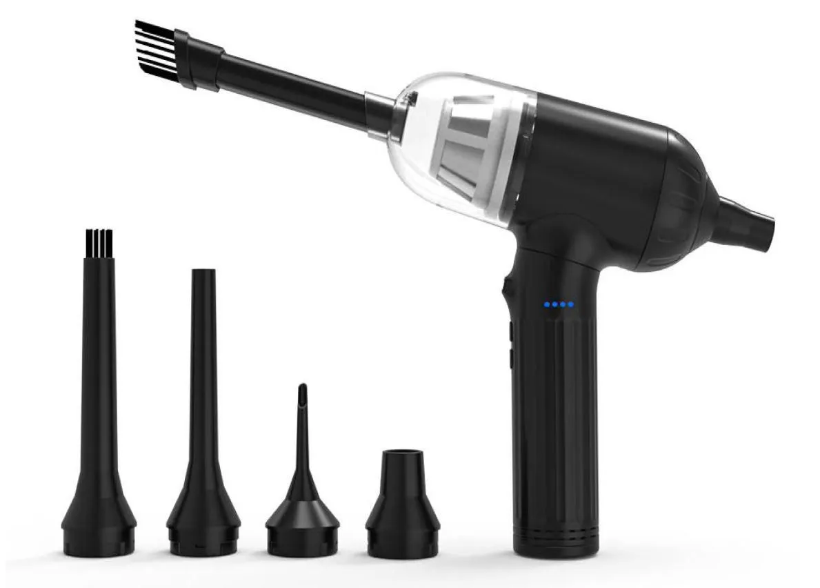Coreparts 2in1 Cordless Air Duster and Vacuum Cleaner -sähköinen ilmapuhdistuslaite, Musta
