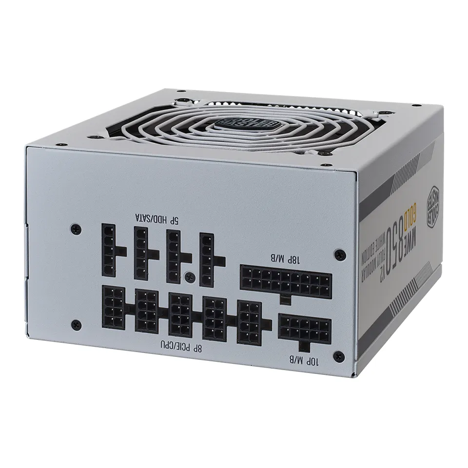 Cooler Master MWE 850W V2 ATX 3.1 - power supply, white, 80 Plus Gold