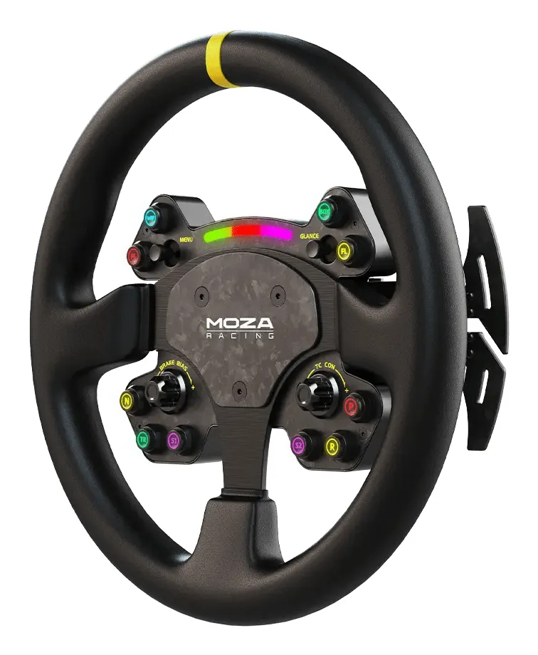 Moza RS V2  -ratti, pyöreä - nahka (33 cm)