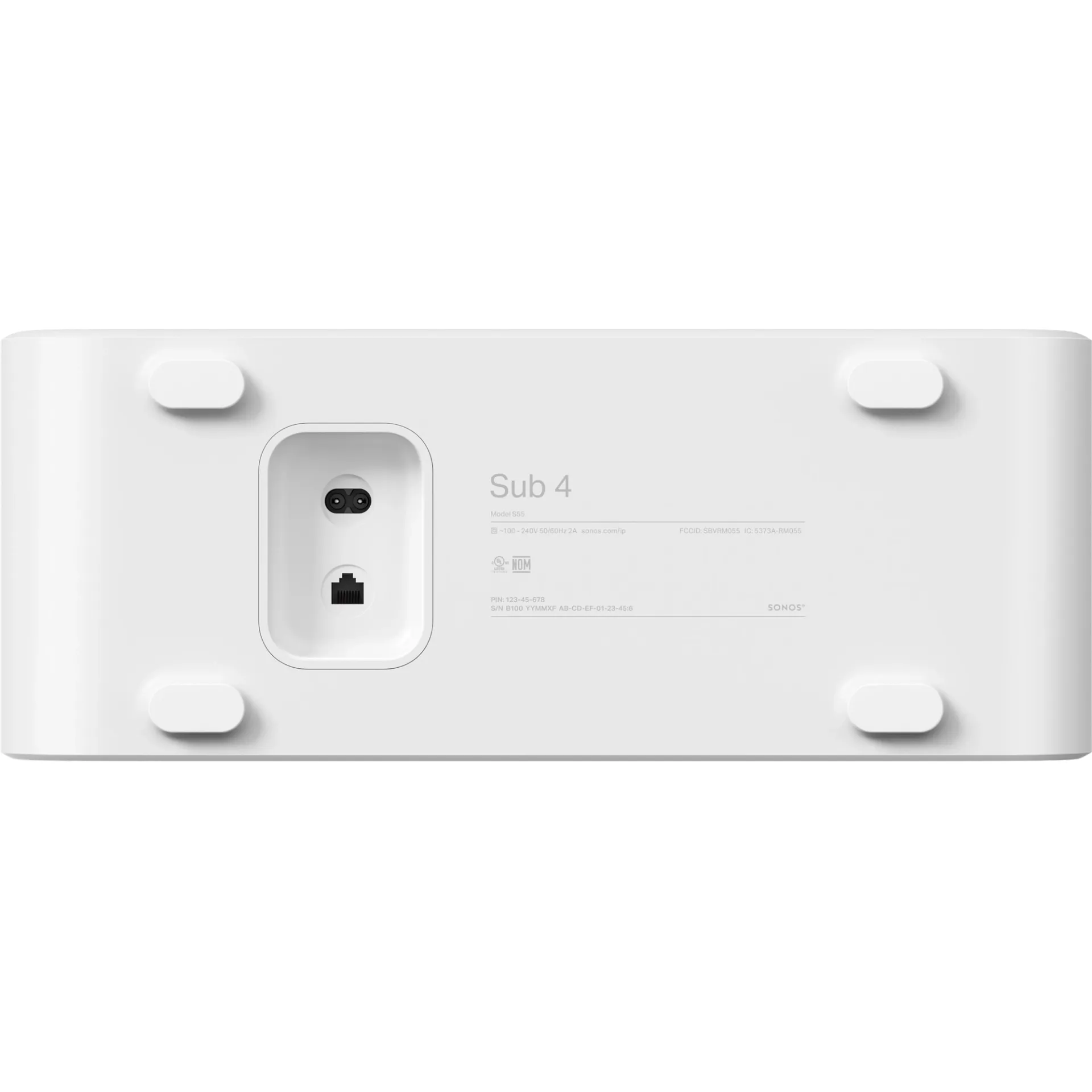 Sonos Sub 4 subwoofer, White