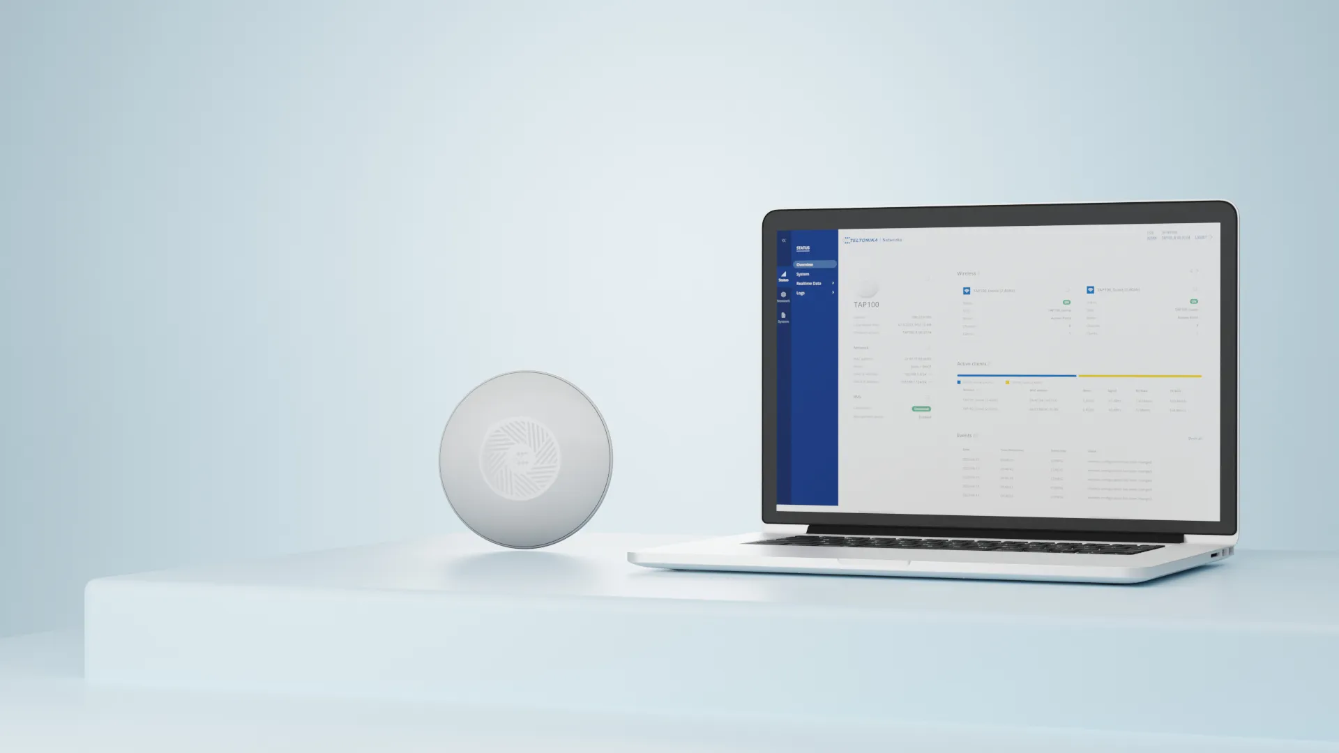 Teltonika TAP100 - Wireless Access Point, White