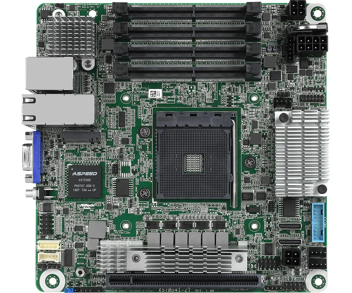 ASRock Rack X570D4I-2T mITX - motherboard