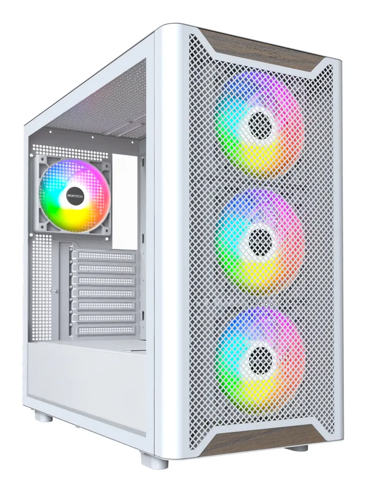 Montech XR Wood - midi case, White
