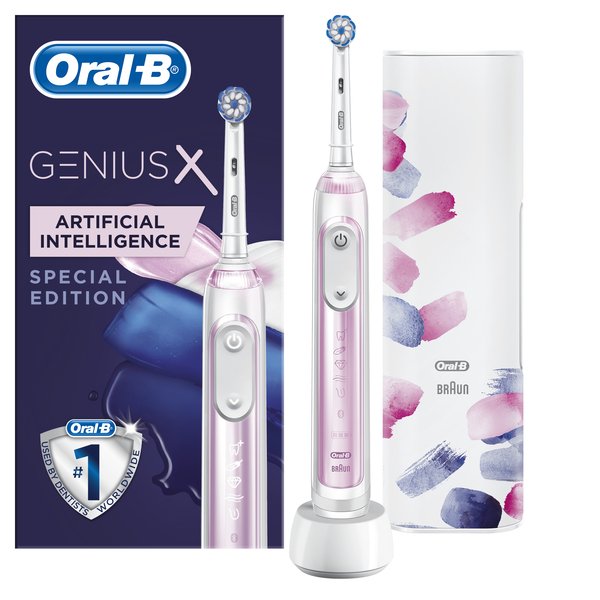 Oral-B Genius X - electric toothbrush, Silver/White