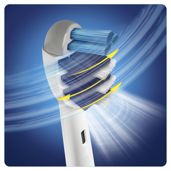 *BRAUN S&Auml;HK&Ouml;HAMMASHARJA ORAL-B TRIZONE TZ6000. SmartGuide-n&auml;ytt&ouml;, Bluetooth, 3D-teknologia, 8 800 v&auml;r&auml;hdyst&auml;, 40 000 syk&auml;hdyst&auml;, Ammattimainen ajastin, N&auml;kyv&auml; p