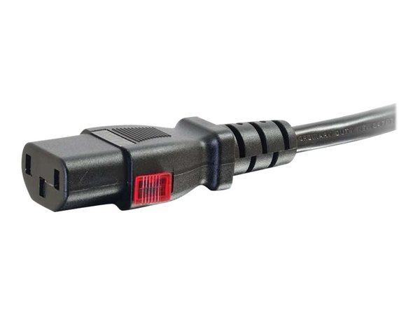 C2G - Virtajohto - IEC 60320 C14 to IEC 60320 C13 - vaihtovirta 250 V - 10 A - 3 m - musta