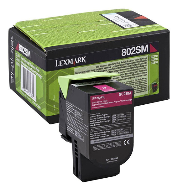 Lexmark 80C2SME Toner cartridge, Magenta