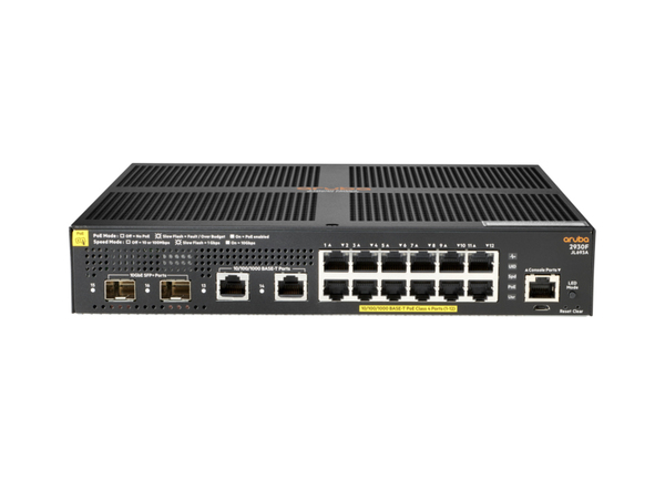 Aruba 2930F 12G PoE+ Swch
