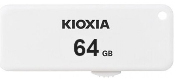 Kioxia 64GB TransMemory U203 USB 2.0 - memory stick, White