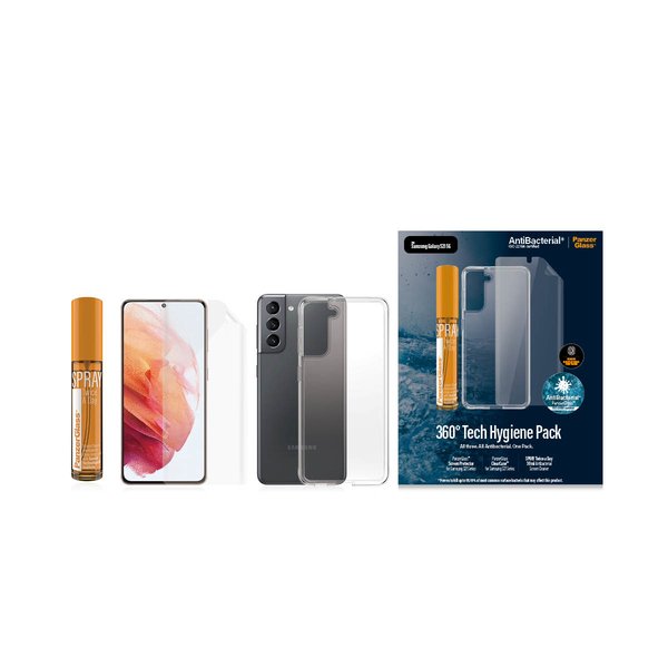 PanzerGlass Galaxy S21 Hygiene Pack (TPU, ClearC