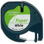 Tape LetraTag paper 12mmx4m white