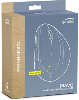 SpeedLink PIAVO Ergonomic - wireless vertical mouse, black