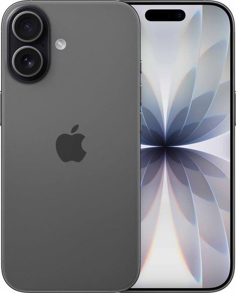 Kunnostettu iPhone 17 256 Gt, musta (Premium kunto, uusi akku)