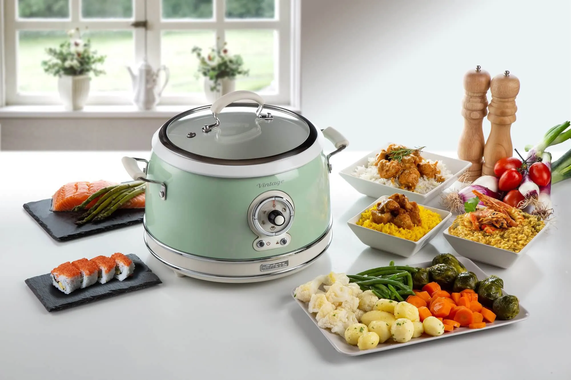 Ariete Vintage 2904GR Multicooker, 3.5L, Green