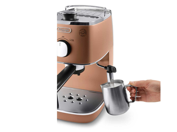 DeLonghi Distinta ECI341.CP espressokeitin, kupari