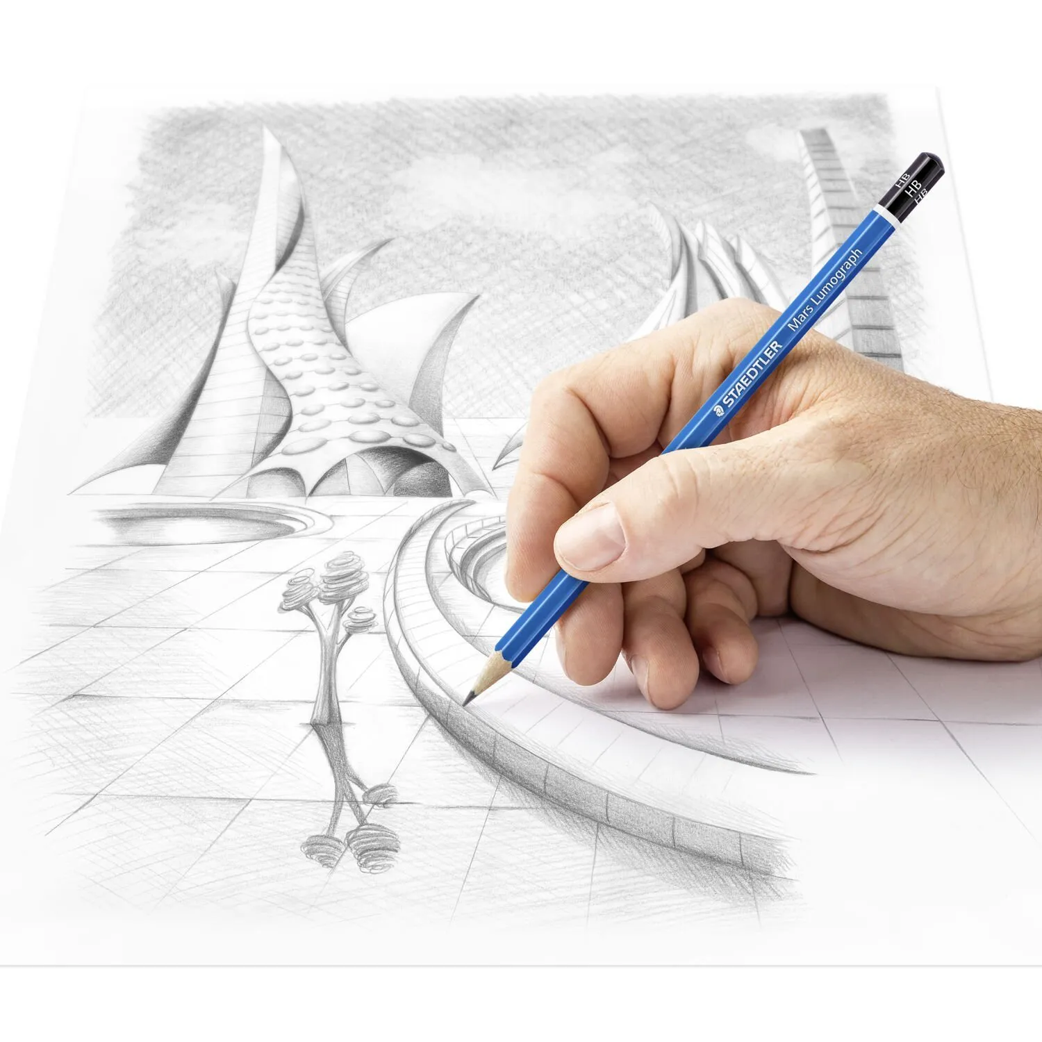 Pencil Mars Lumograph x12 100% PEFC