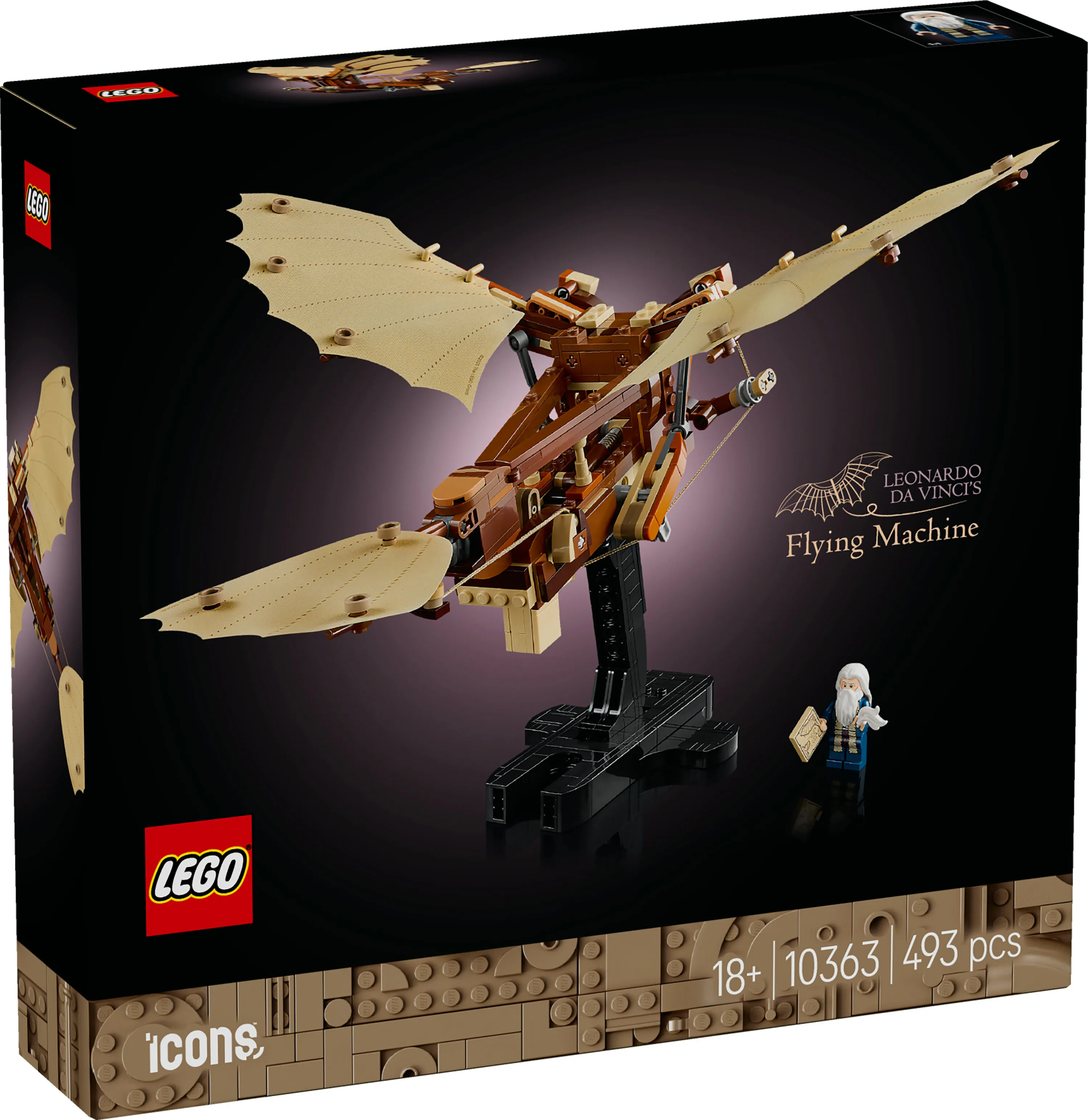 LEGO Icons Leonardo da Vincis flygande maskin 10363