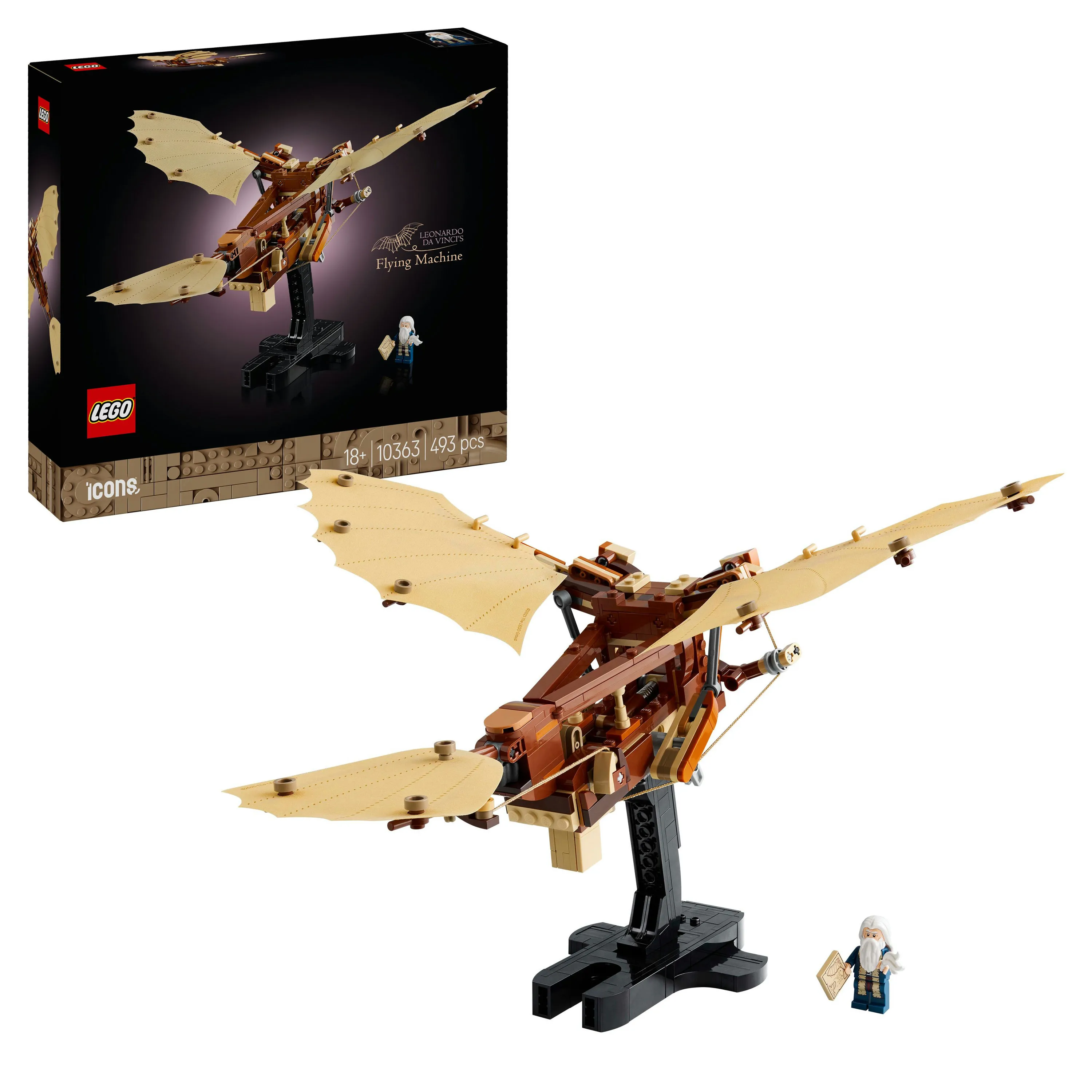 LEGO Icons Leonardo da Vincis flygande maskin 10363