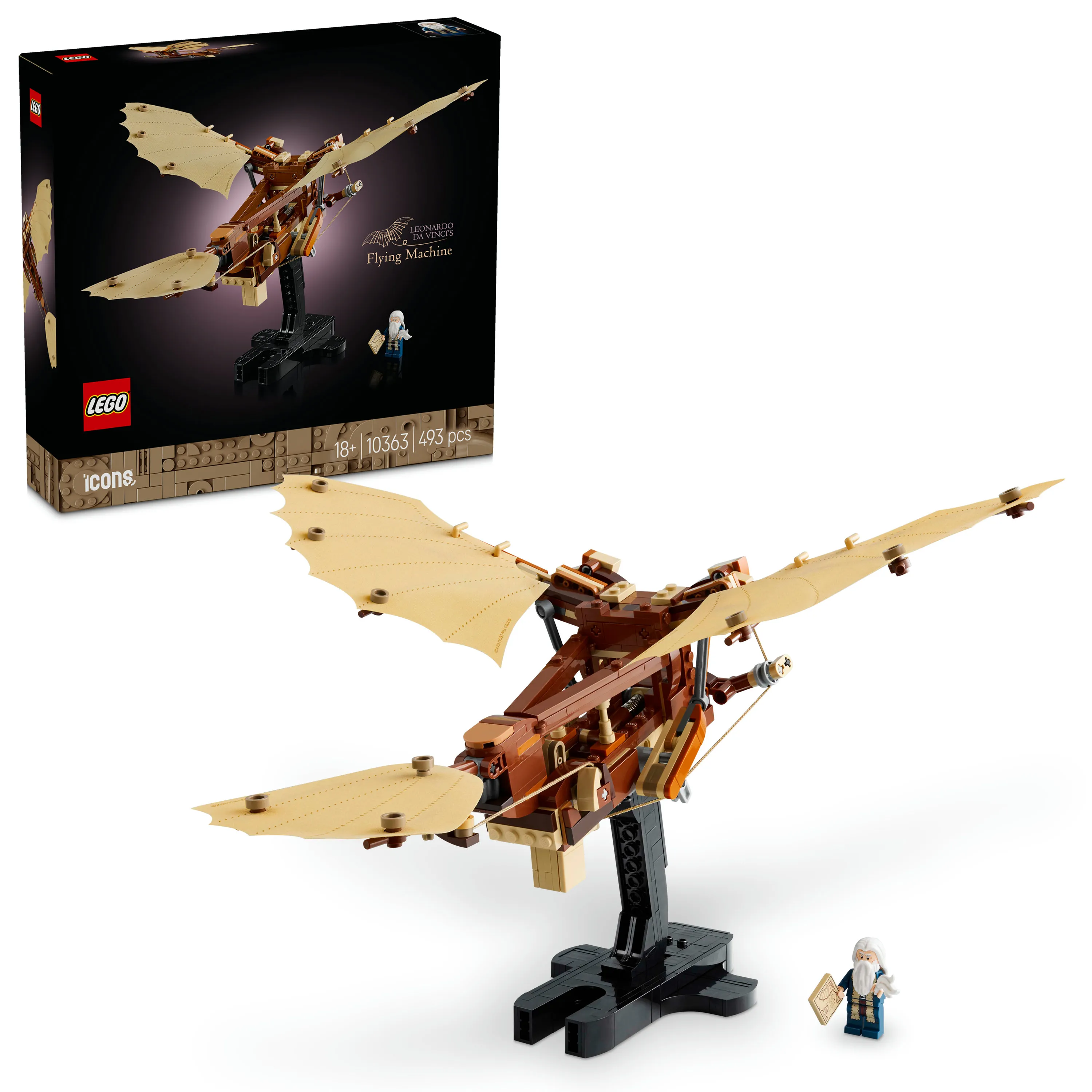 LEGO Icons Leonardo da Vincis flygande maskin 10363