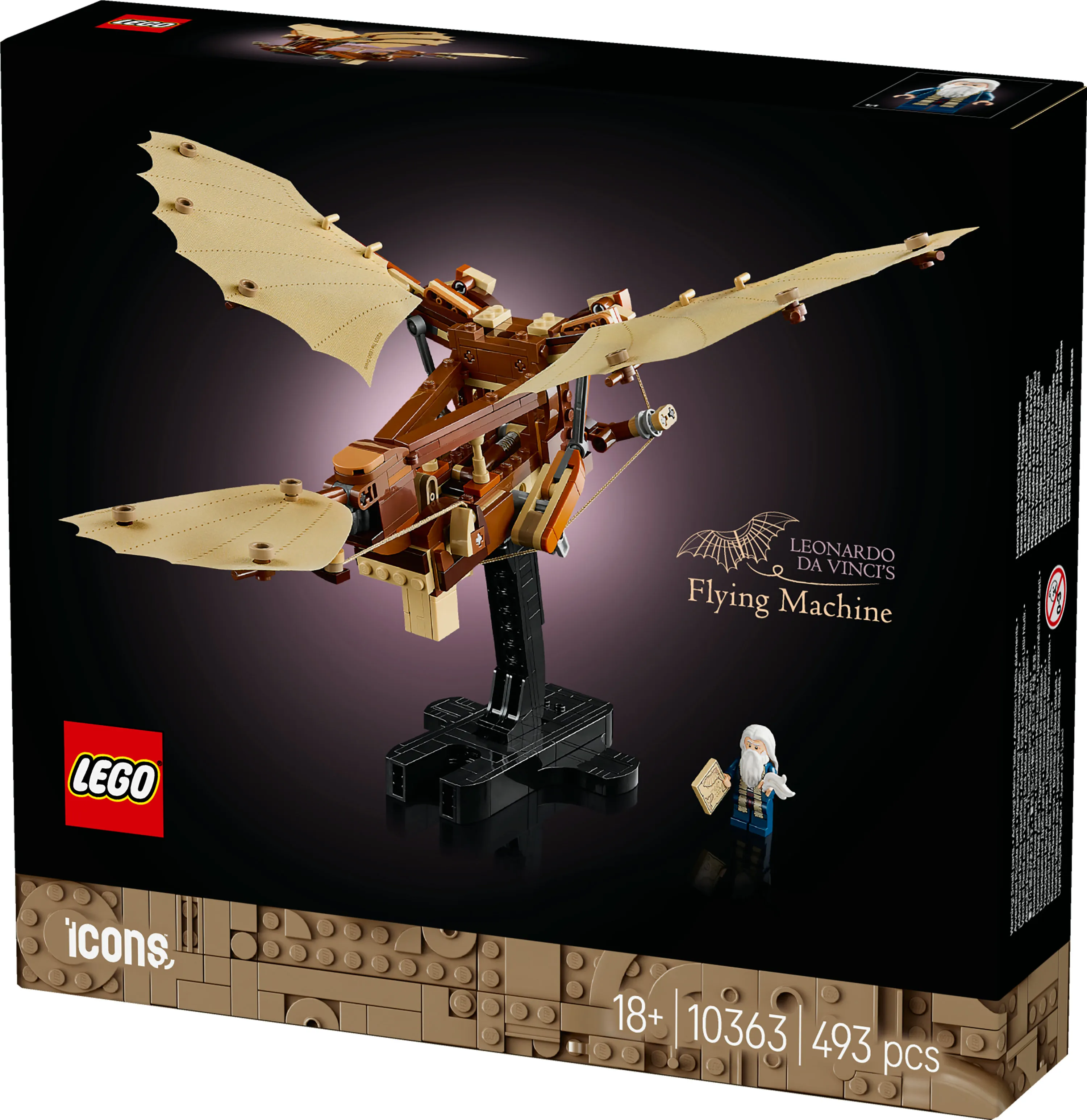 LEGO Icons Leonardo da Vincis flygande maskin 10363