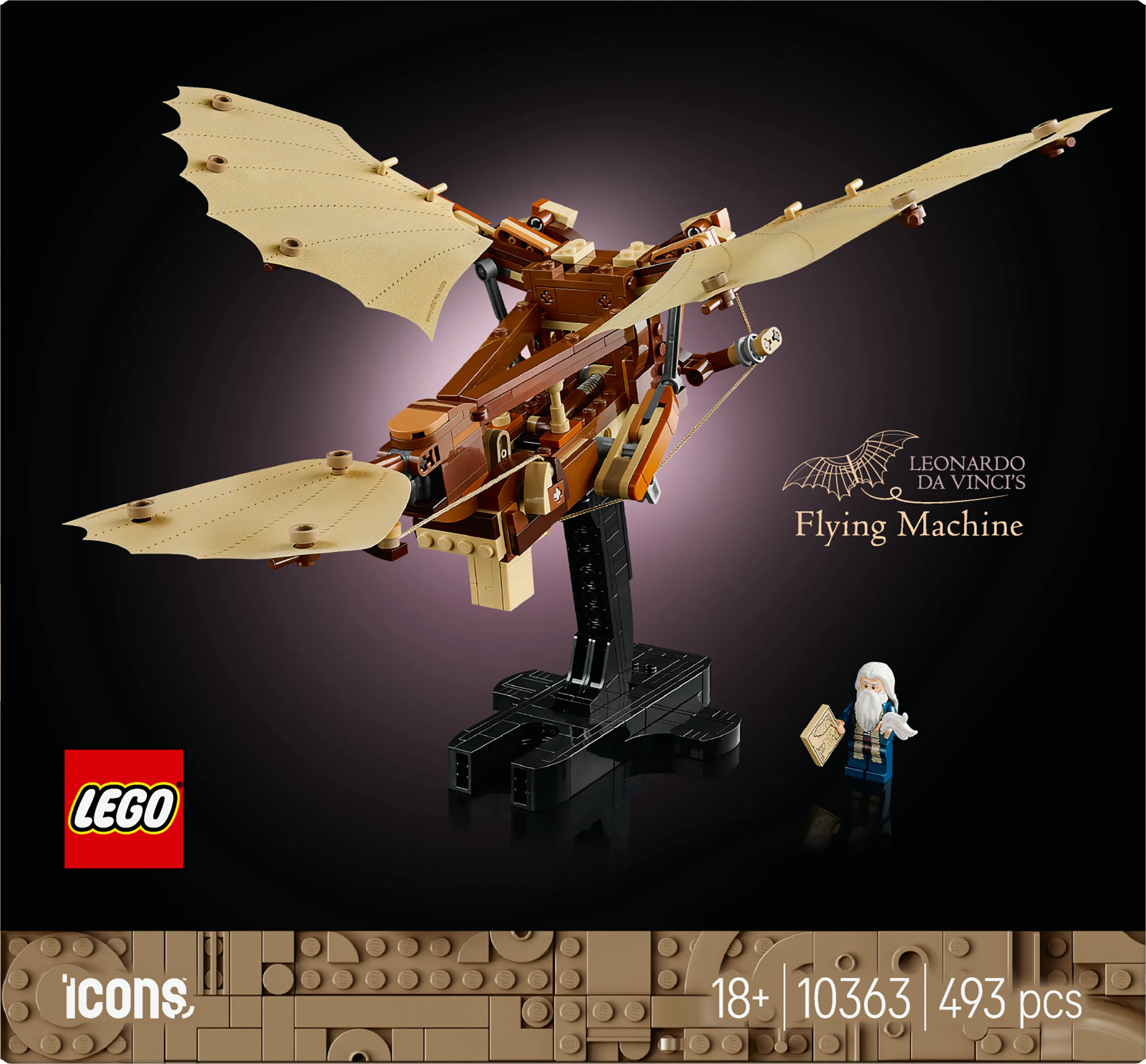 LEGO Icons Leonardo da Vincis flygande maskin 10363