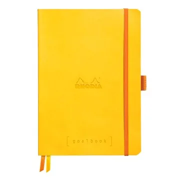 Rhodia Goalbook soft daffodil A5 dot ivory