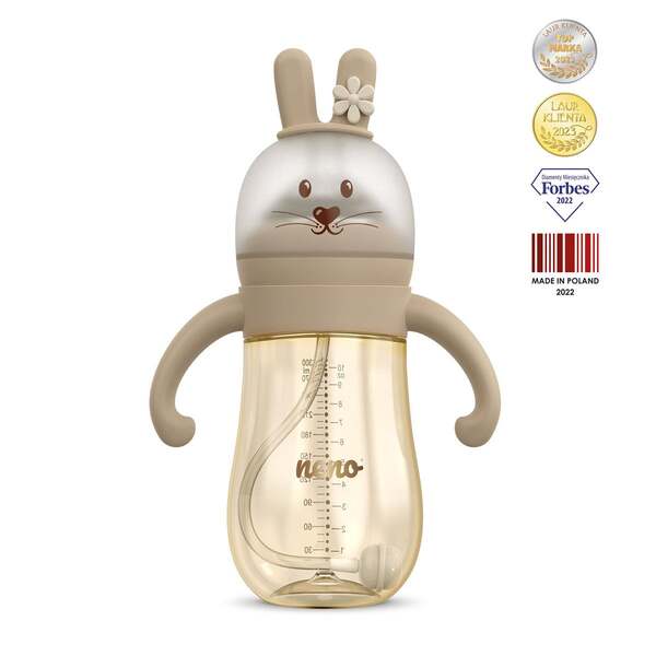 NENO Feeding Bottle MIO 3-In-1 Brown 300ml