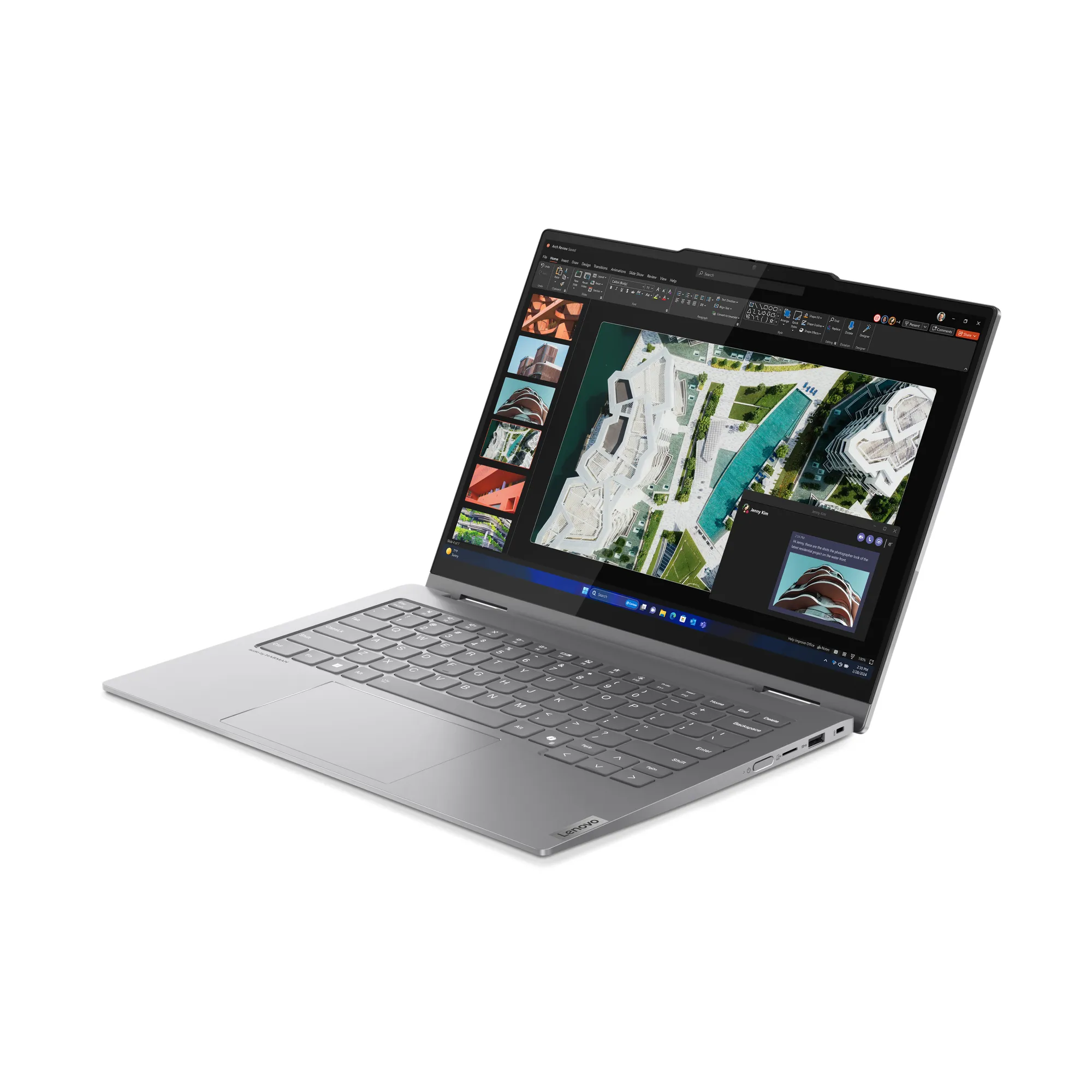 Lenovo ThinkBook 14 2-in-1 Gen 4 14" Ultra 7 155U, 16 Gt, 512 Gt, Win 11 Pro -kannettava, harmaa