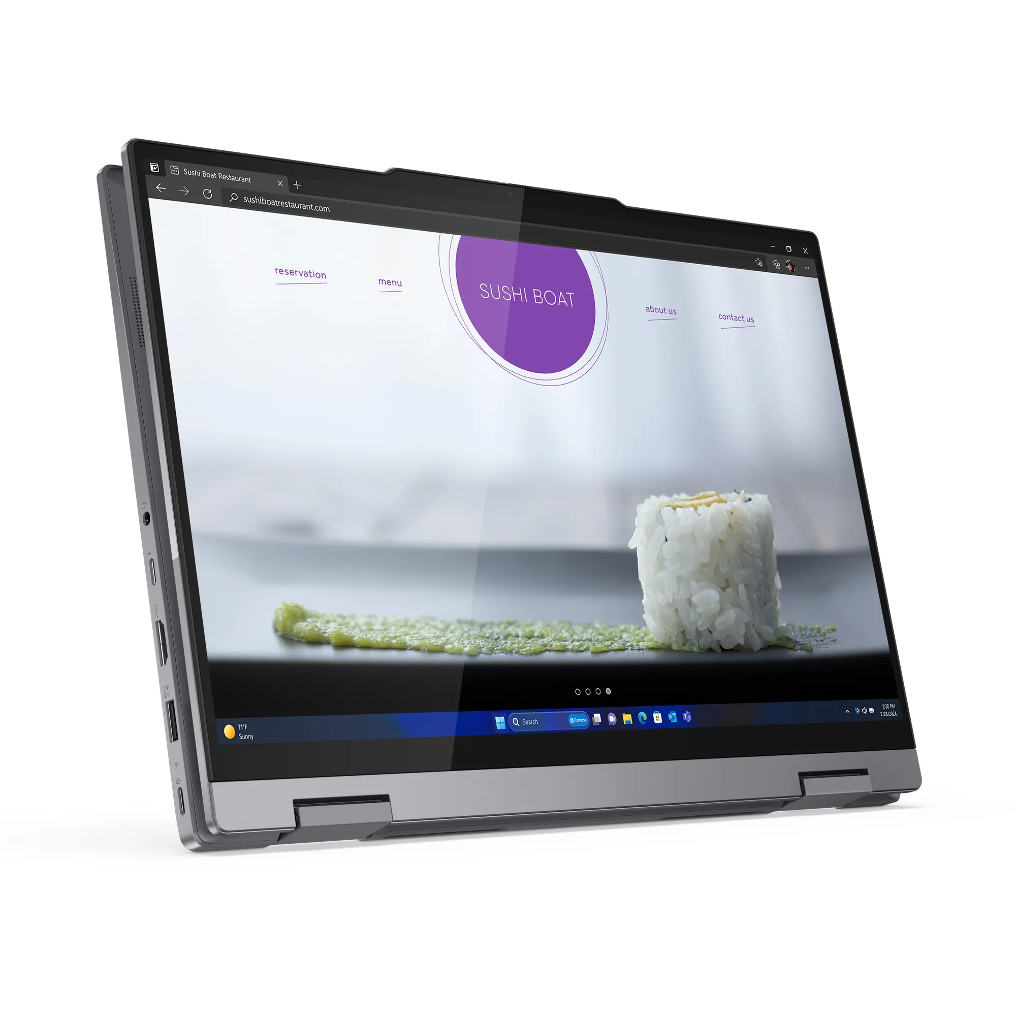 Lenovo ThinkBook 14 2-in-1 Gen 4 14" Ultra 7 155U, 16 Gt, 512 Gt, Win 11 Pro -kannettava, harmaa