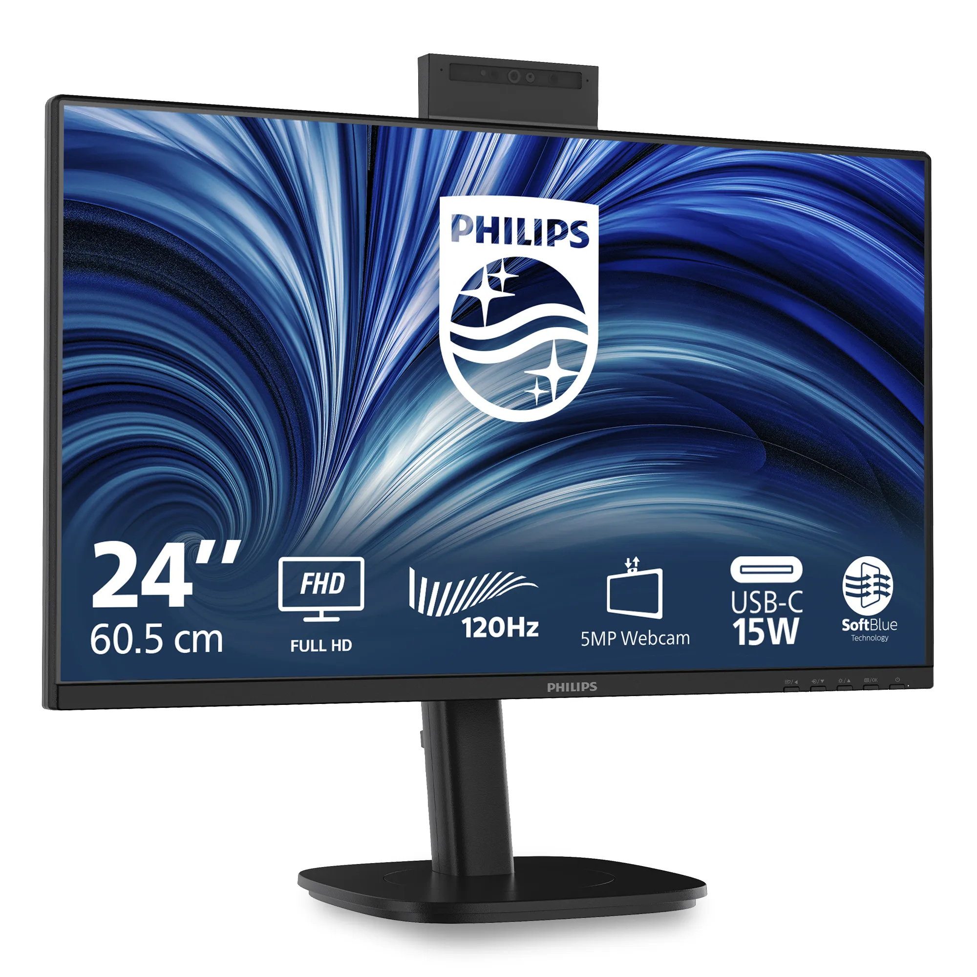 Philips 24B2N3200JH 23.8" Full HD, IPS, 120Hz -n&auml;ytt&ouml;, USB-C hub